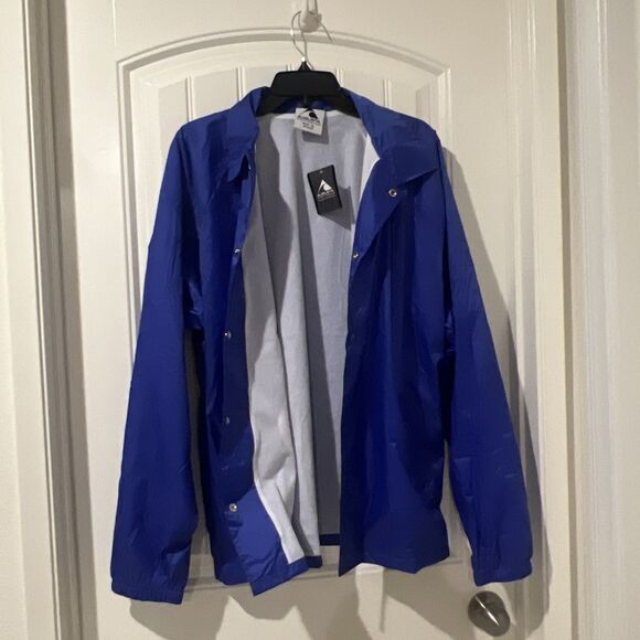 Augusta Sportswear Men’s Snap Up Water- Resistant Windbreaker Jacket Adult XL - Picture 5 of 10